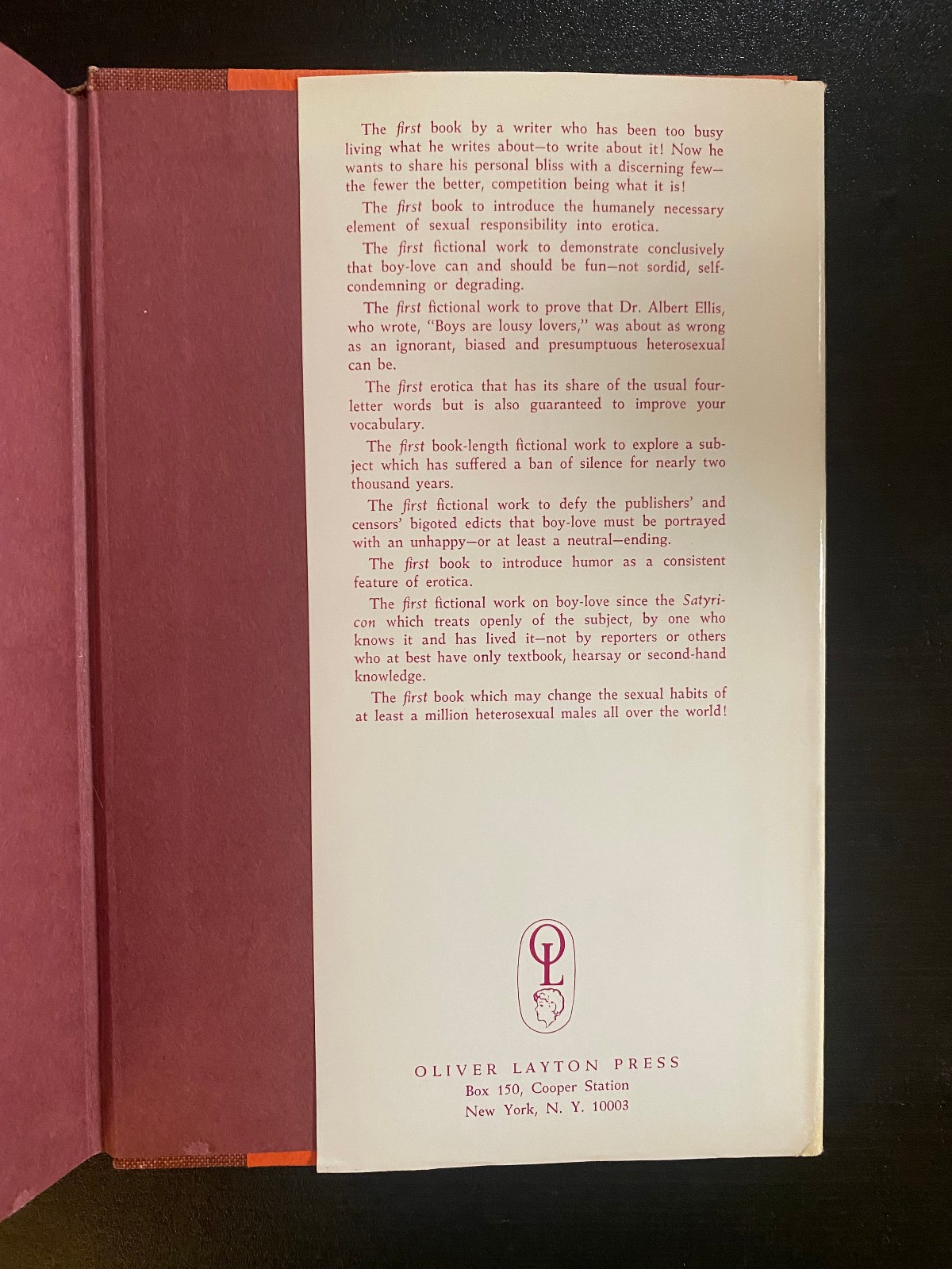 The Asbestos Diary – Casimir Dukahz 1966 HC DJ First Edition RARE Gay lit lgbtq+