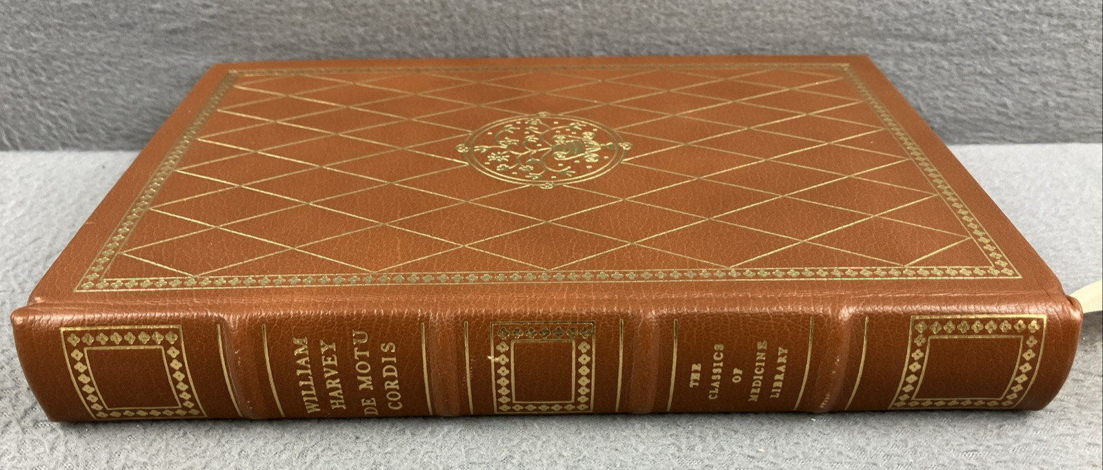 William Harvey Anatomica De Motu Cordis The Classics of Medicine Library LEATHER