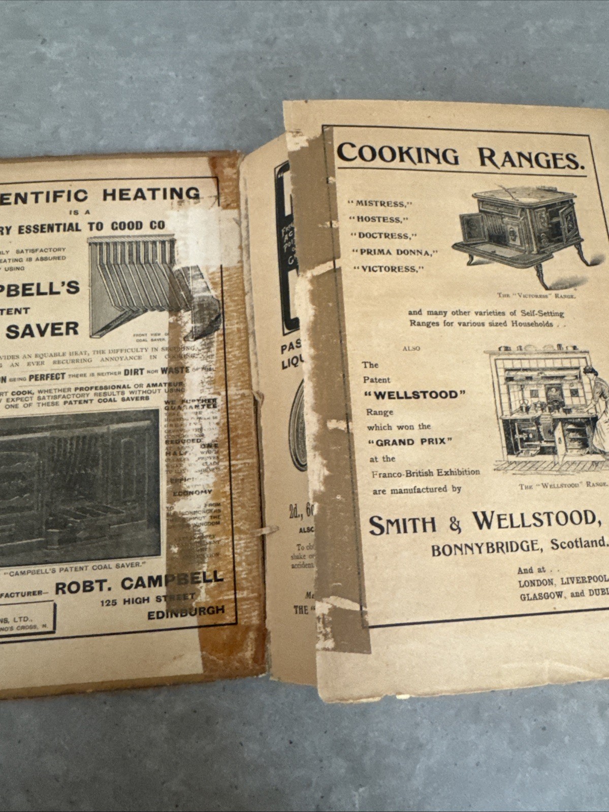 Antique Book RARE 1890 Mrs. Minnie Dowie’s Cookery Book and Household Management