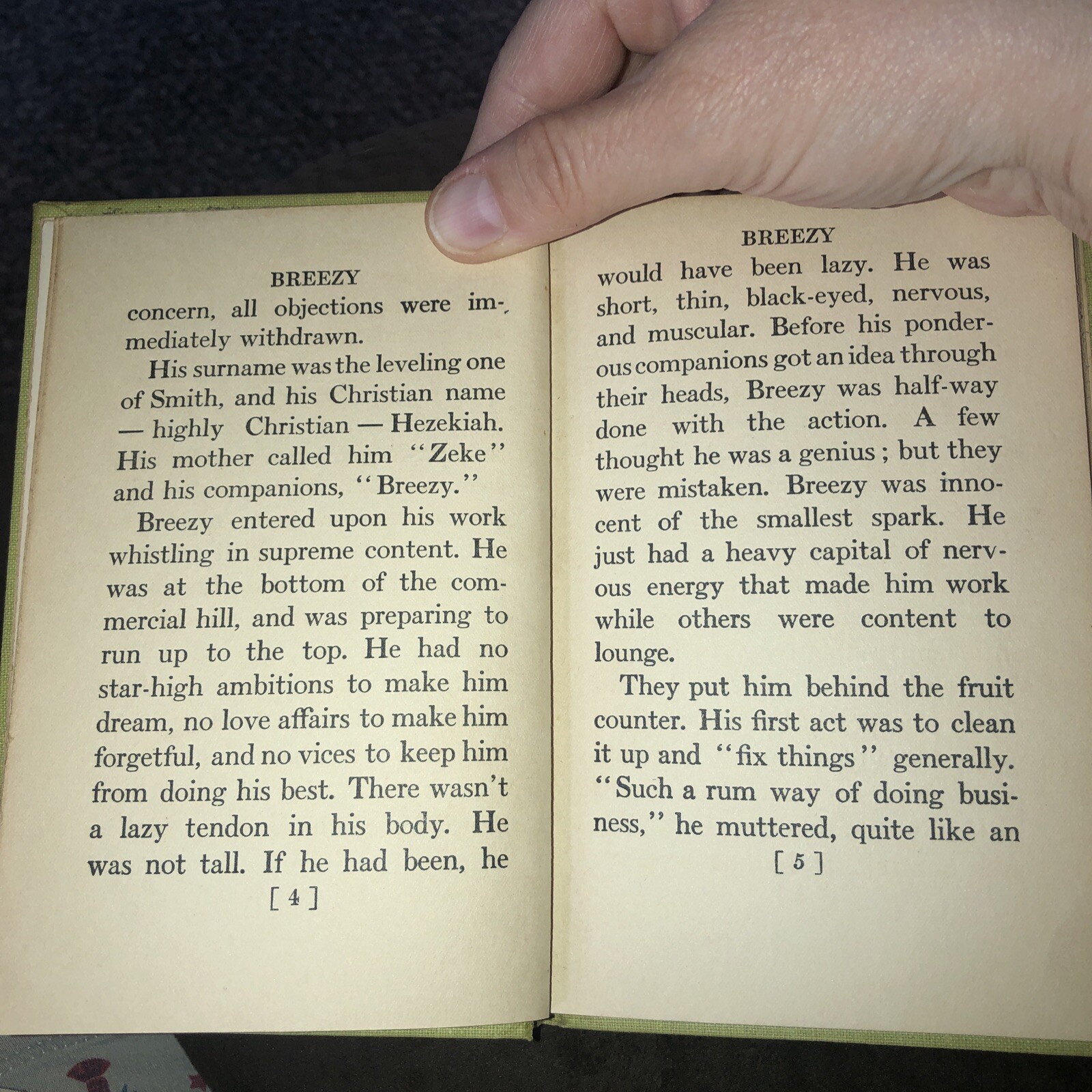 BREEZY – J. George Frederick (1909)USED,H-6-4,Doubleday,Page,& Company