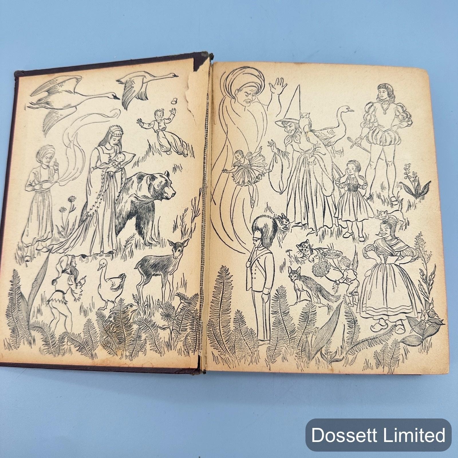 Fifty Famous Fairy Tales Isobel Read Whitman 1946 Children’s Hardcover Book