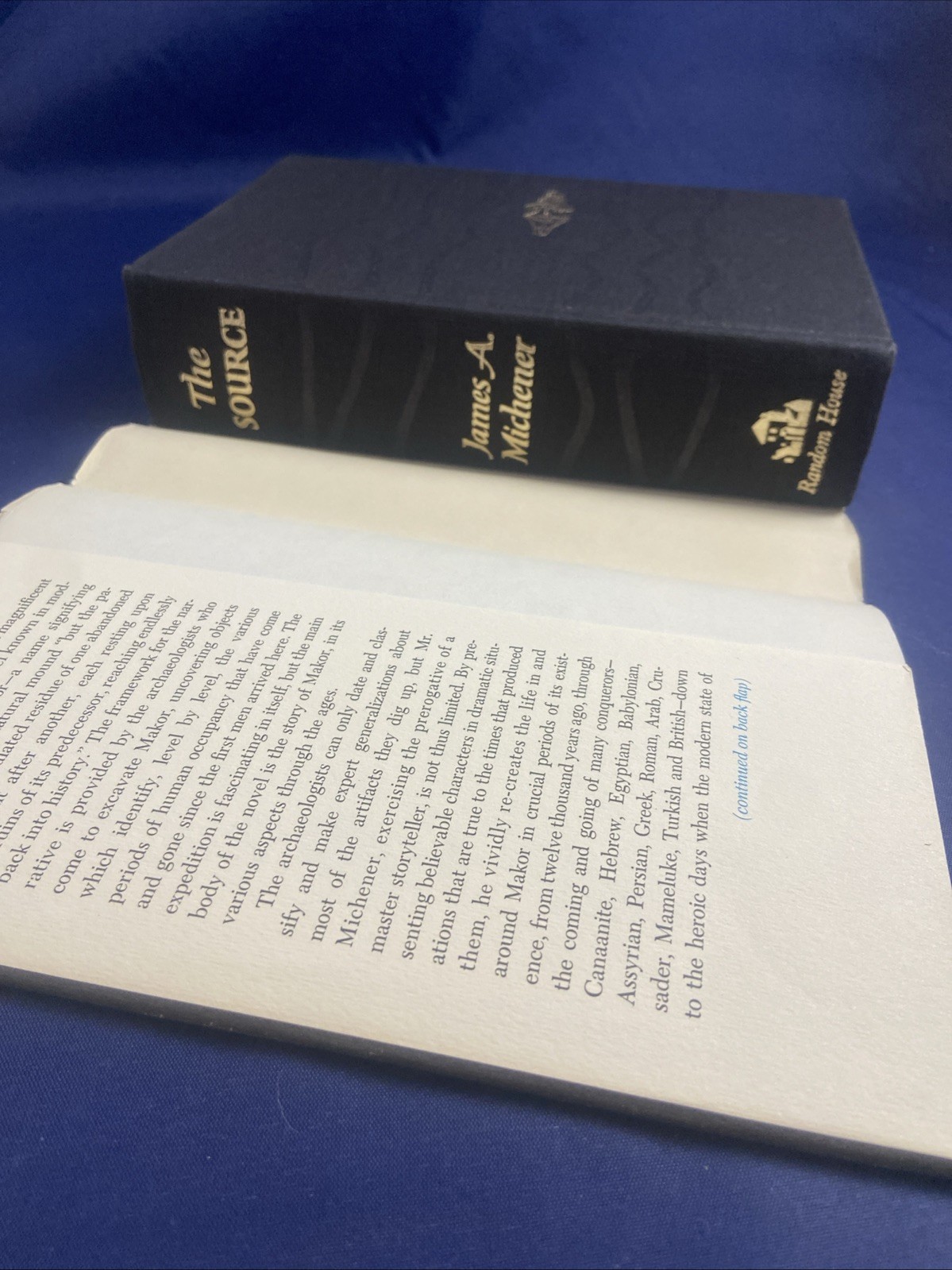 The Source – James Michener Vintage HCDJ Code B98