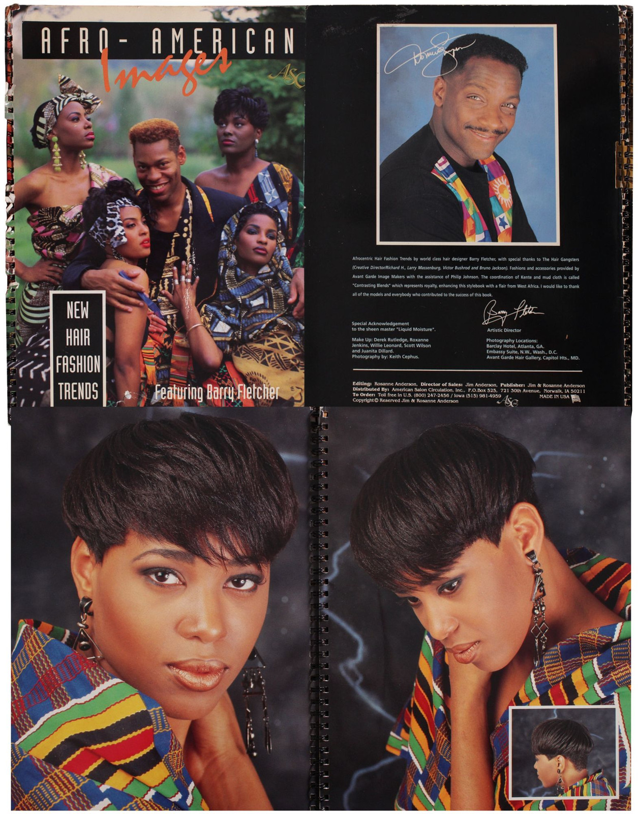 Afrocentric Hair Fashion Trends Barry Fletcher 1990s African American