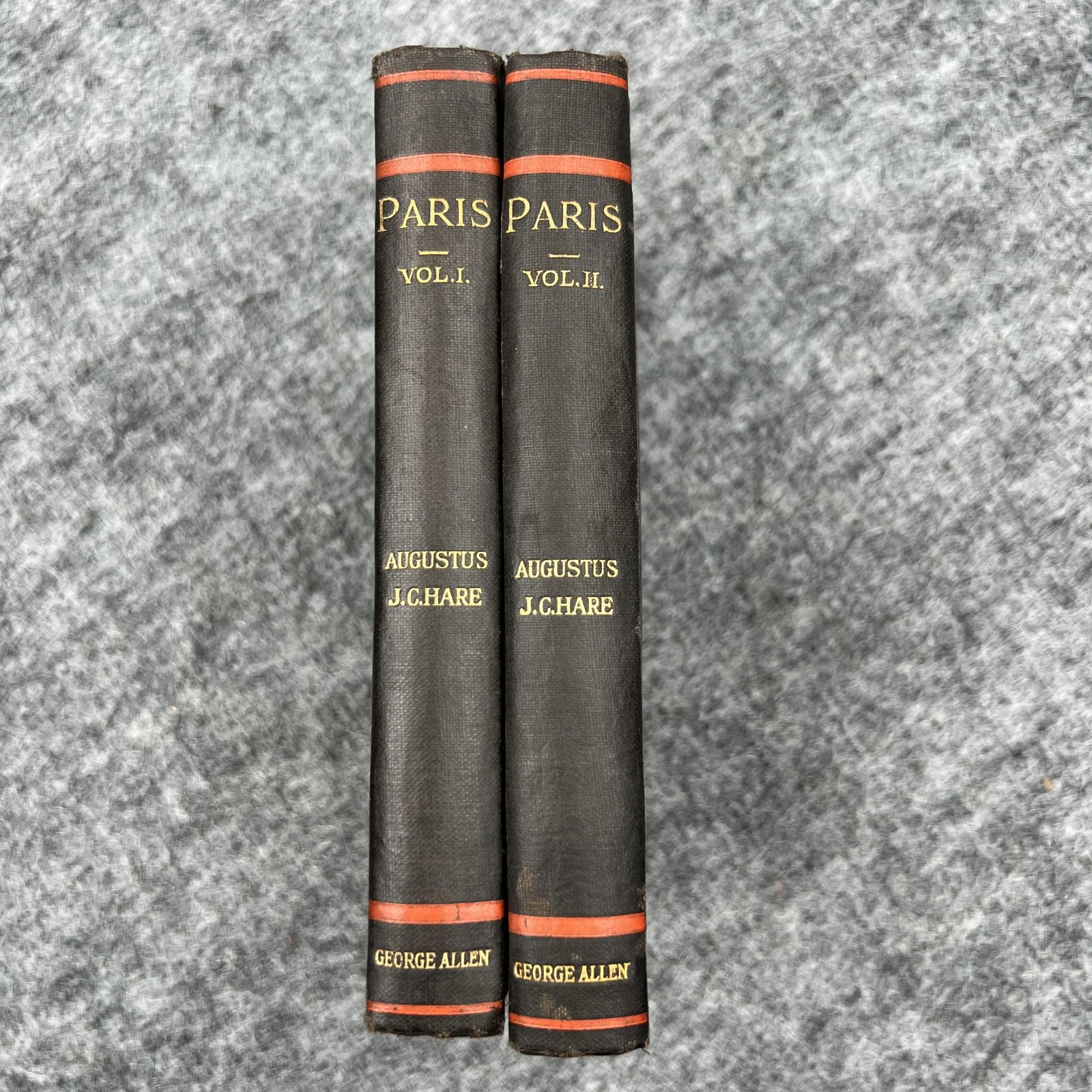 Vintage 1900 Paris Augustus J. C. Hare 2 Volume Set George Allen Hardcover 2nd