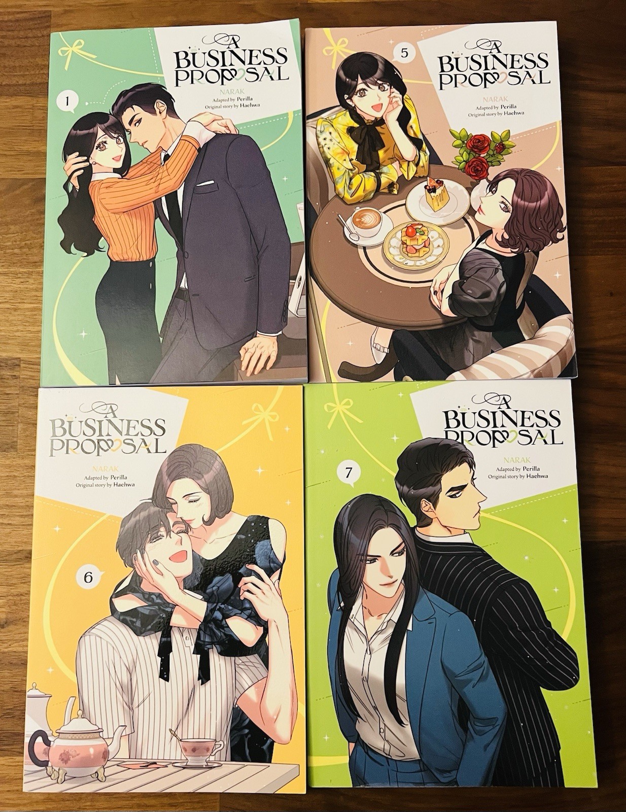 Lot of 4 A Business Proposal Volumes 1 5 6 7 Manhwa Book English