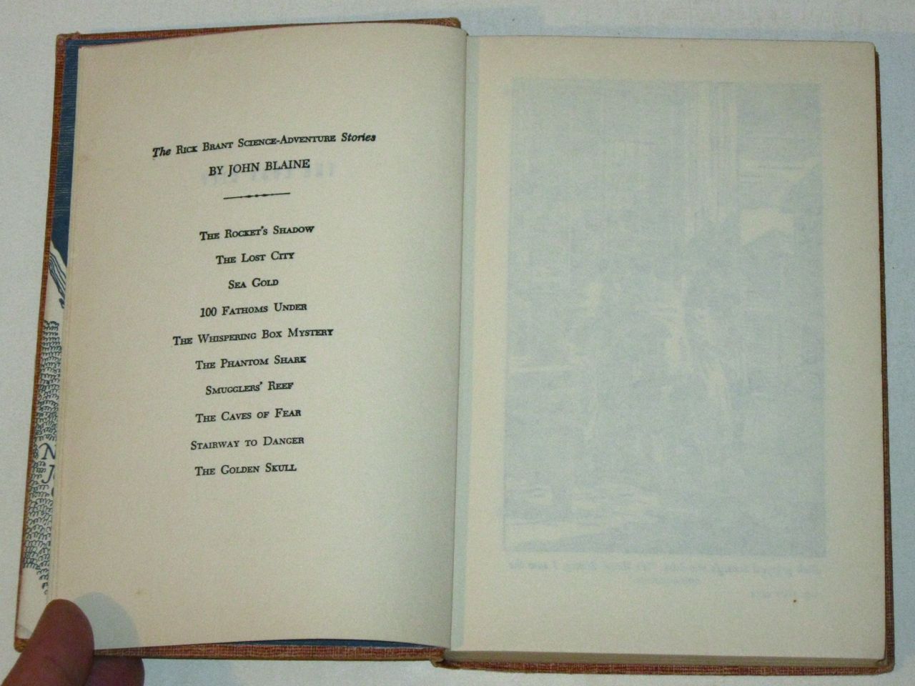 The LOST CITY by John Blaine! Vintage 1954 RICK BRANT Electronic Adventure #2 HC