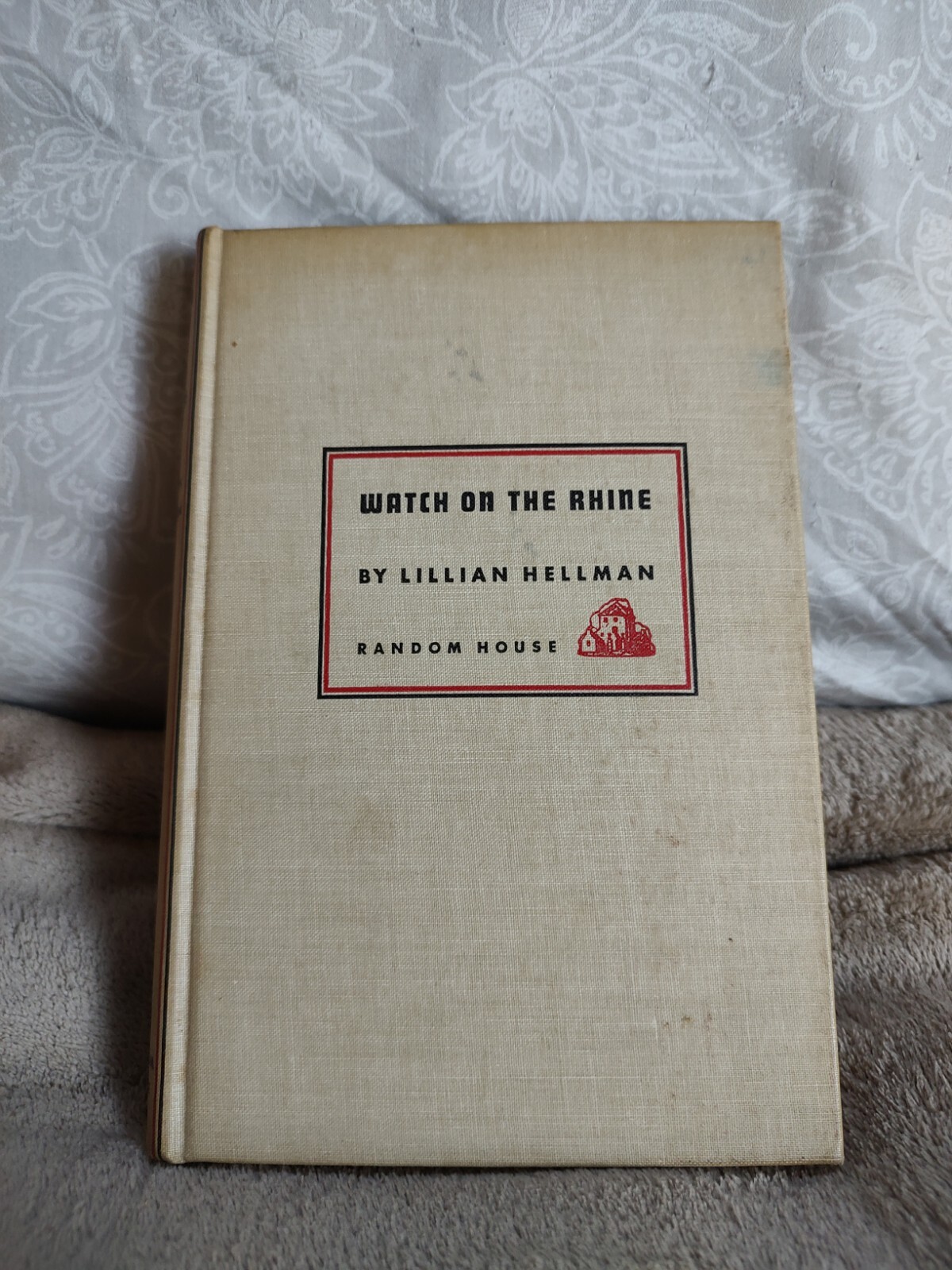 Watch On The Rhine by Lillian Hellman – 1941 First Edition – Antique Book/Play