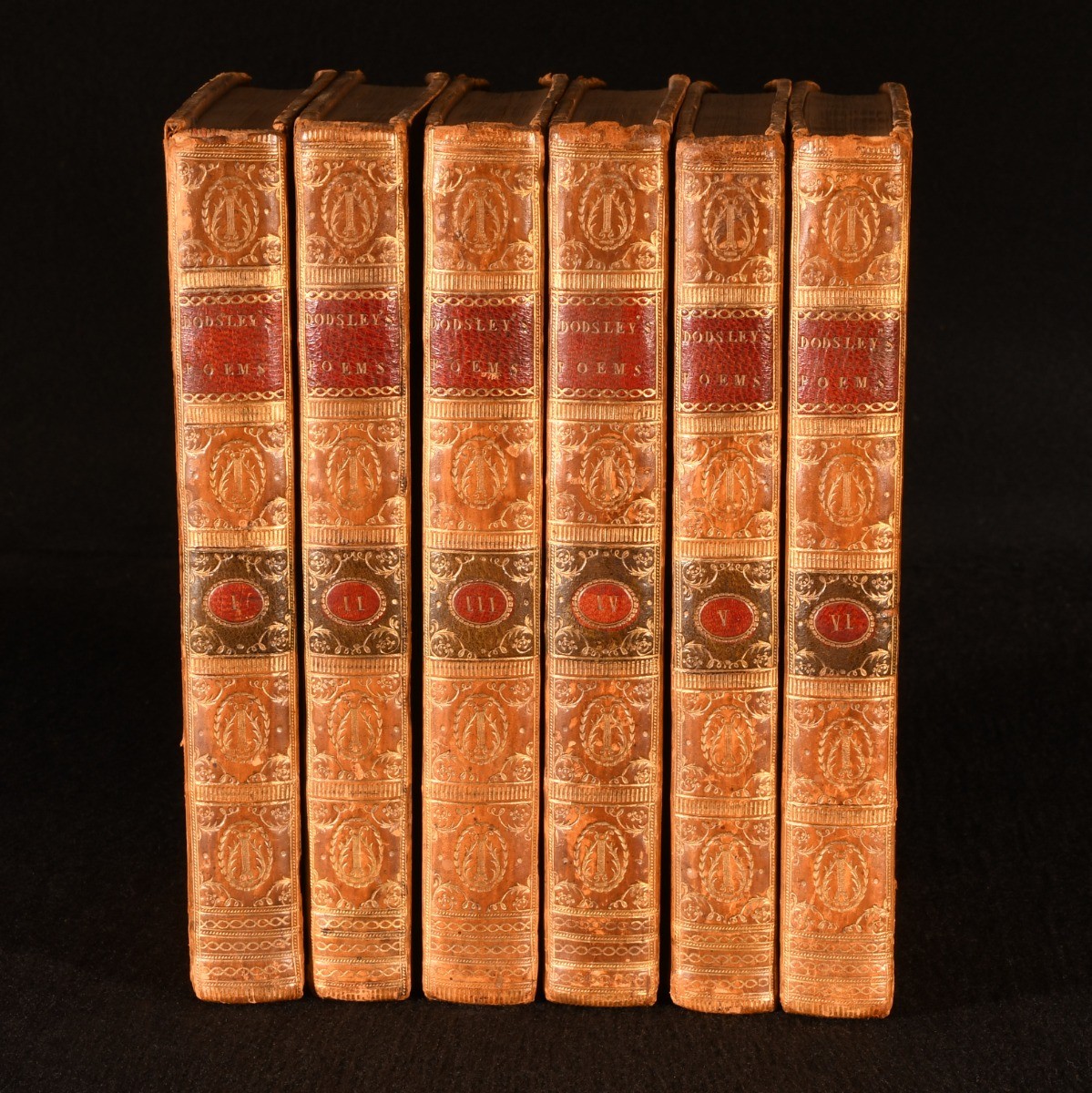 1775 6Vols A Collection of Poems In Six Volumes by Several Hands Robert Dodsl…
