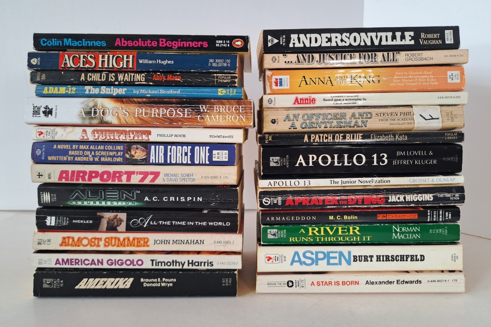 Movie & TV Tie-In Book Lot of 5 Choose Your Titles – Vintage to Modern
