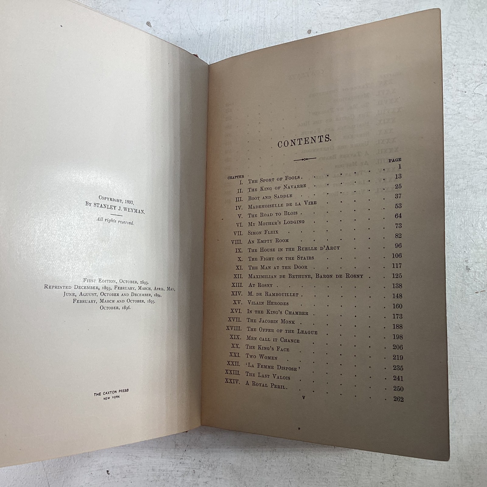 A Gentleman of France by Stanley J. Weyman 1896 Hardcover – Longmans, Green & Co