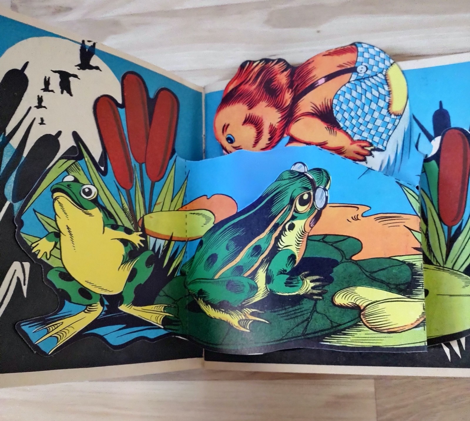 Blinky Bill 1935 First Edition Magic Action Book Dorothy Wall With 3 Pop Ups VG