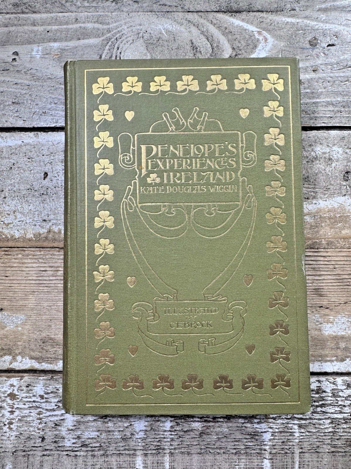 1902 Antique Book “Penelope’s Irish Experiences” Illustrated, Wiggin
