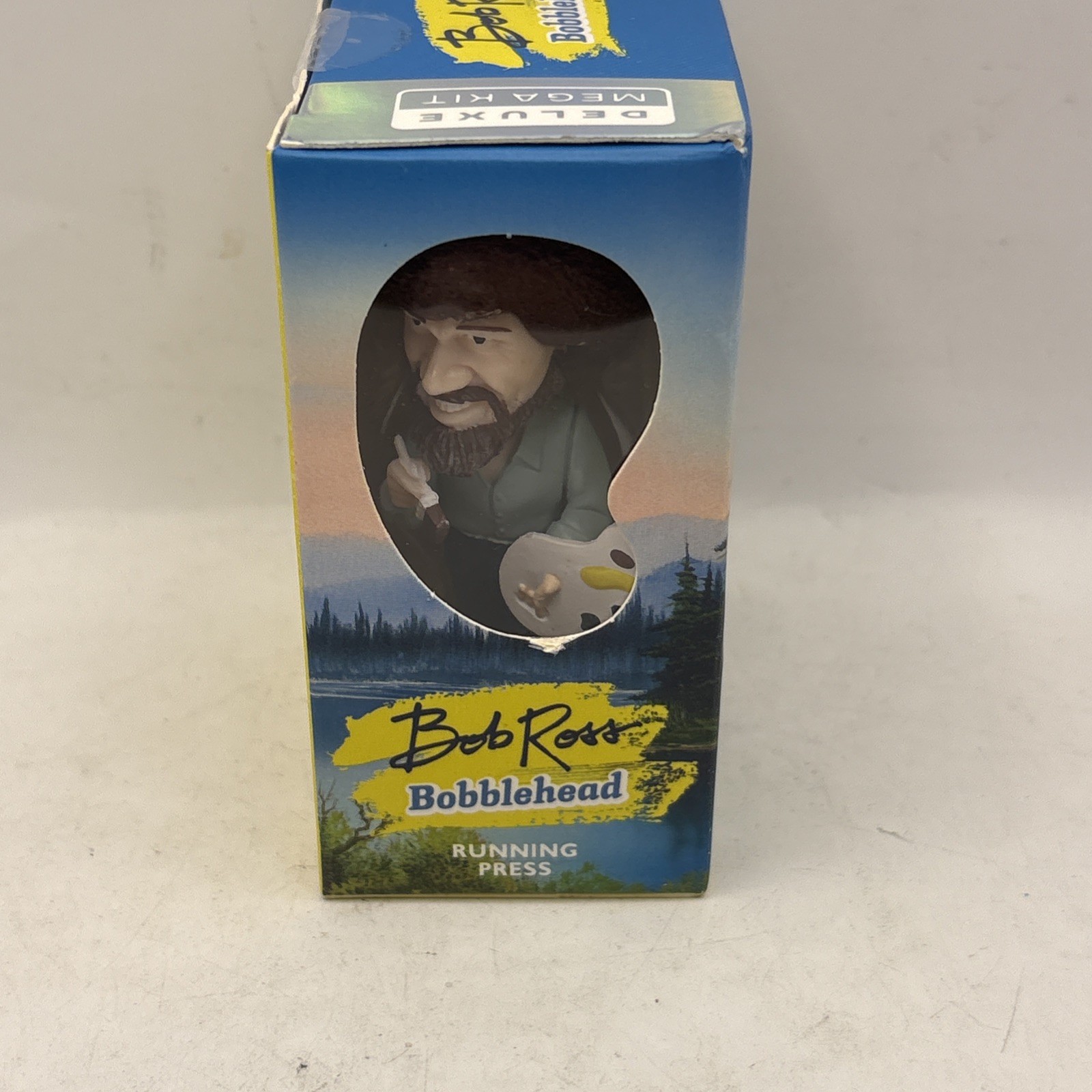 Bob Ross Talking Bobblehead With Sound Deluxe Mega Kit Running Press New 4” Tall