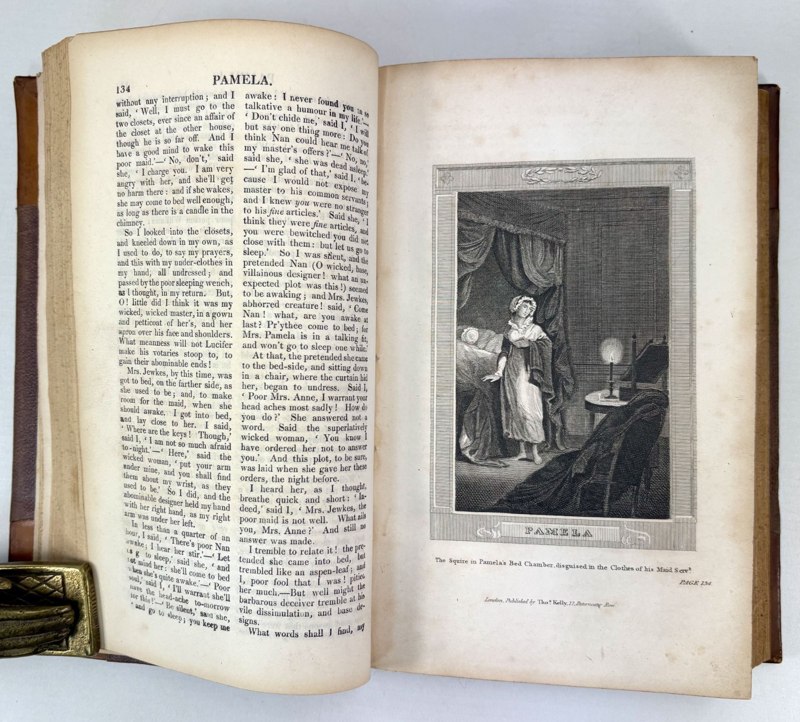 Pamela, or Virtue Rewarded, Samuel Richardson, 1820s, Thomas Kelly, London