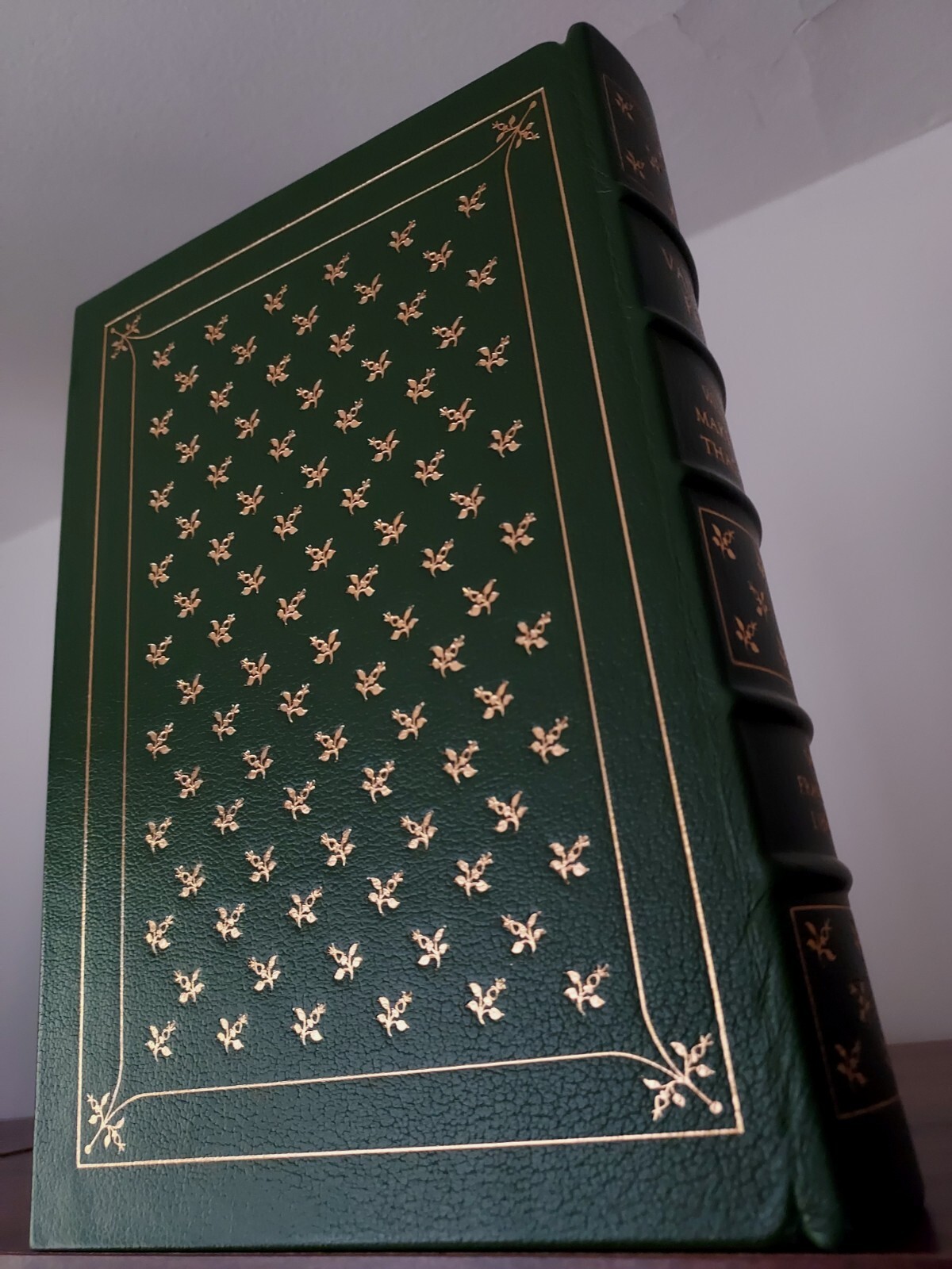 Franklin Library Vanity Fair FINE William Thackeray Leather English Classic Gold