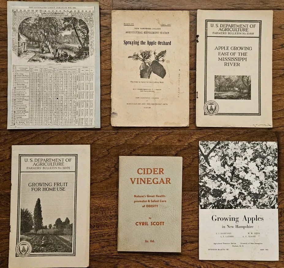 1860 to 1951 Apple Growing Cider Vinegar Cyril Scott – 6 Items Collection