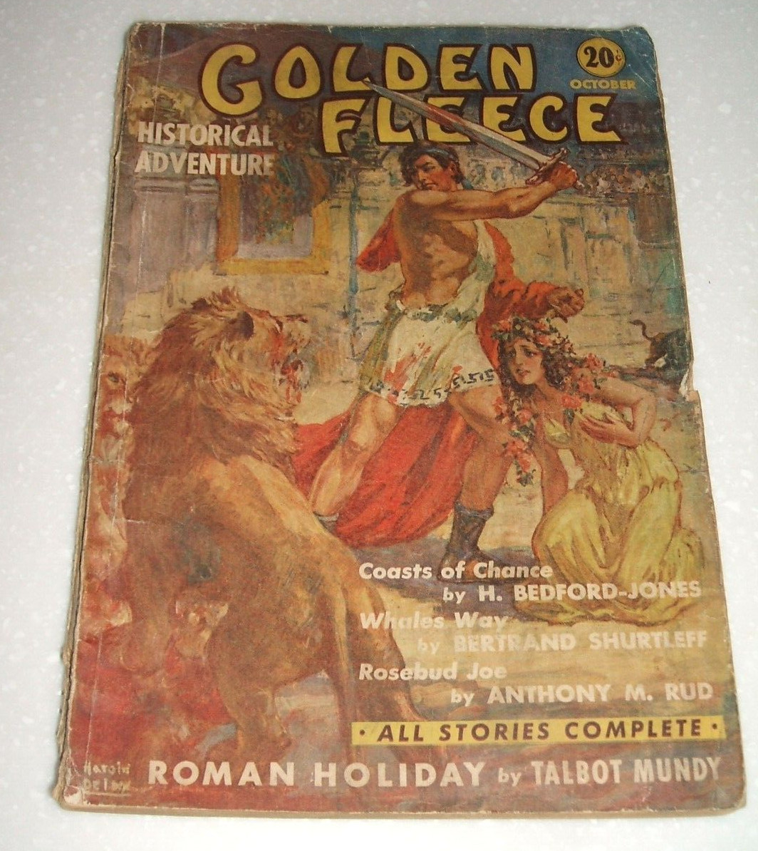 Golden Fleece for October 1938 First Issue Talbot mundy, H. Bedford-Jones