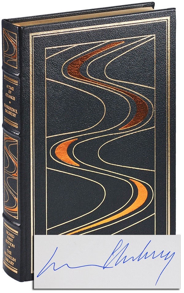 Harrison E. Salisbury-A TIME OF CHANGE (1988)-1ST ED-FRANKLIN LIBRARY SIGNED LTD