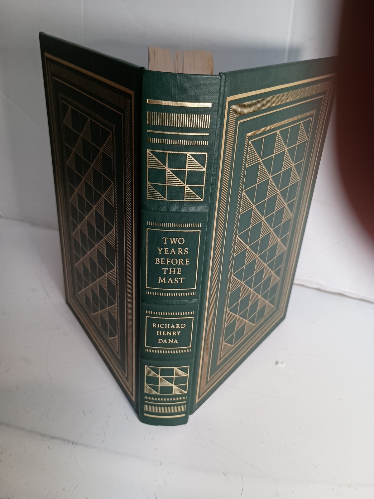 Two Years Before the Mast, Richard Henry Dana Franklin Library Leatherette 1983