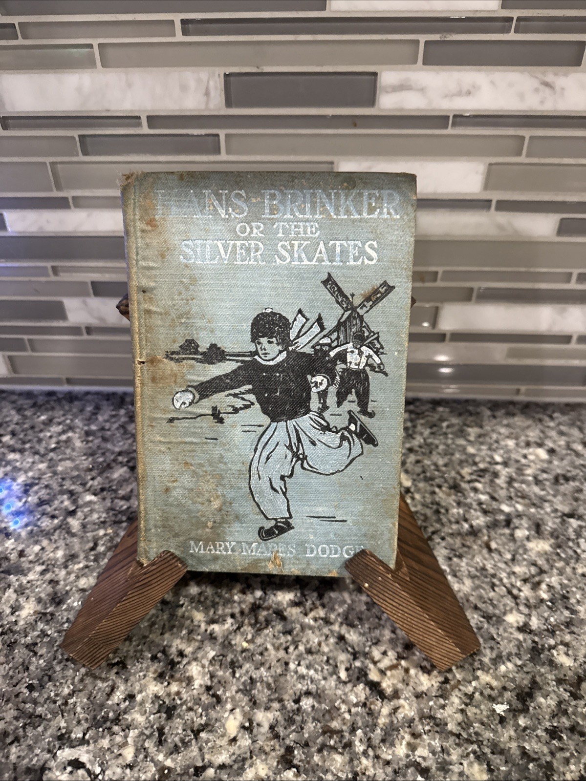 1919 Hans Brinker Silver Skates Mary Mapes Dodge Donohue HC VTG Classic Book