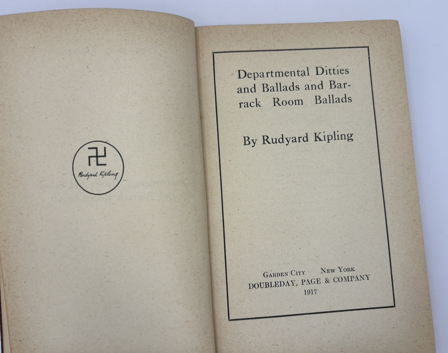 Rudyard Kipling – Pocket Kipling – 1917 Complete 6 Volume HC Set Doubleday