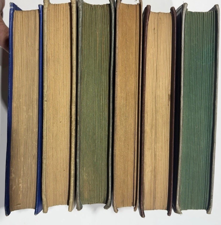 Alger Series for Boys Lot of 6 Books Early 1900s Antique Horatio Alger Jr.