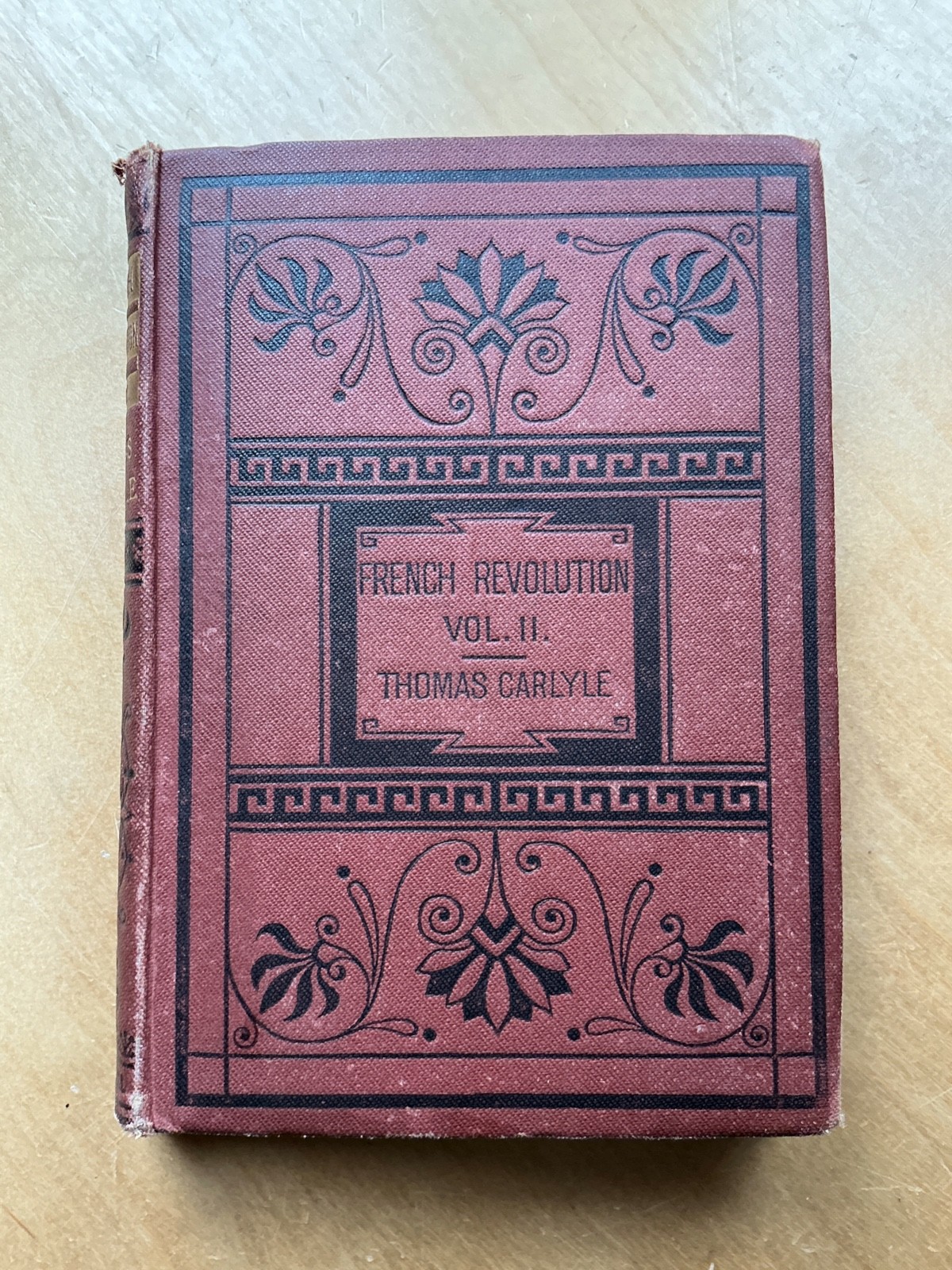 French Revolution – Thomas Carlyle – volume II – Chapman 1871 HB – Athenaeum