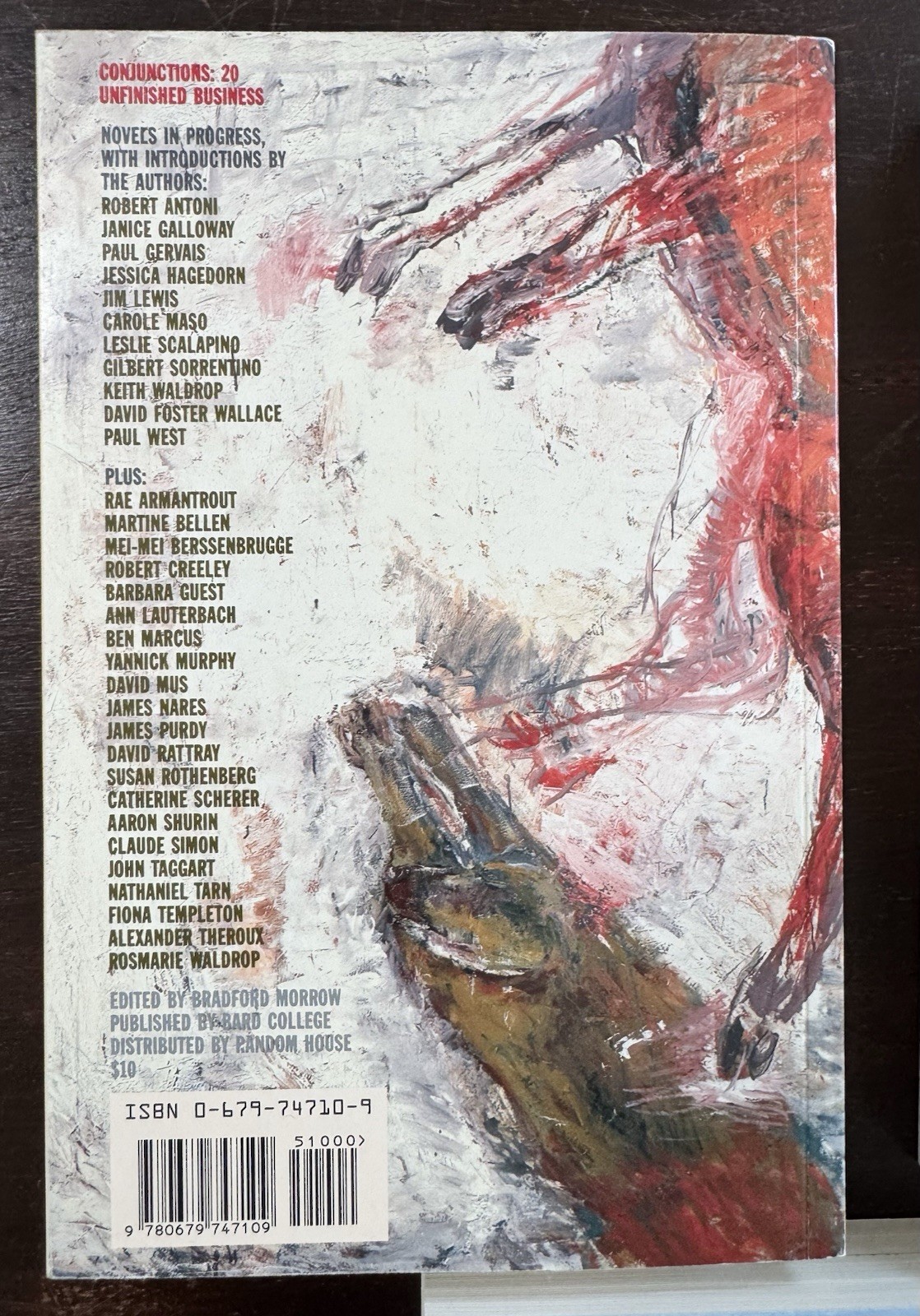 Conjunctions # 20, 21, 22, 23, 24 Five Issue Lot Experimental Lit-Clean Set