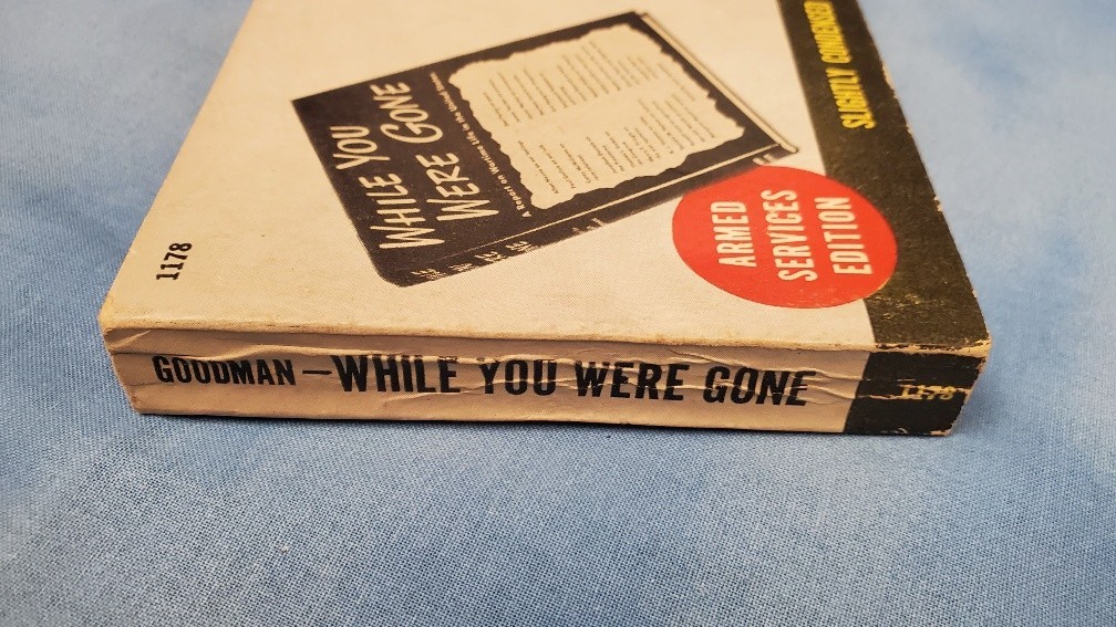 Armed Services Edition While You Were Gone 1178 Goodman Very Good