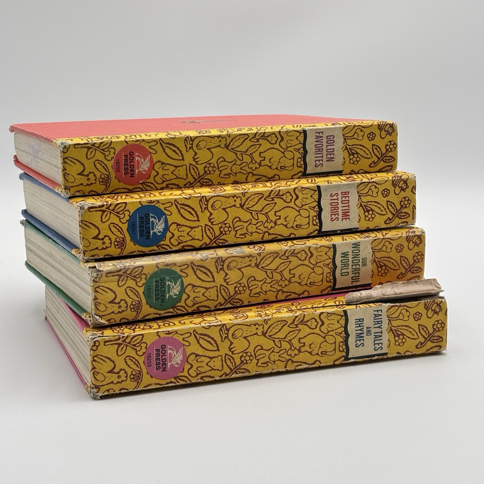 The Little Golden Book Library Set 4 Children’s Storybooks In Slip Case Box 1969
