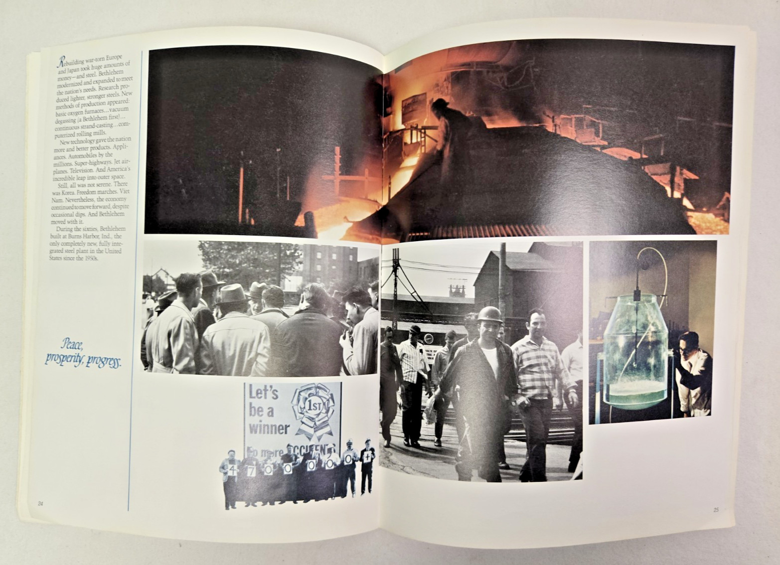 „Recollections“ Celebrating 75 Years Of Bethlehem Steel 1904-80 32 Pages N Mint