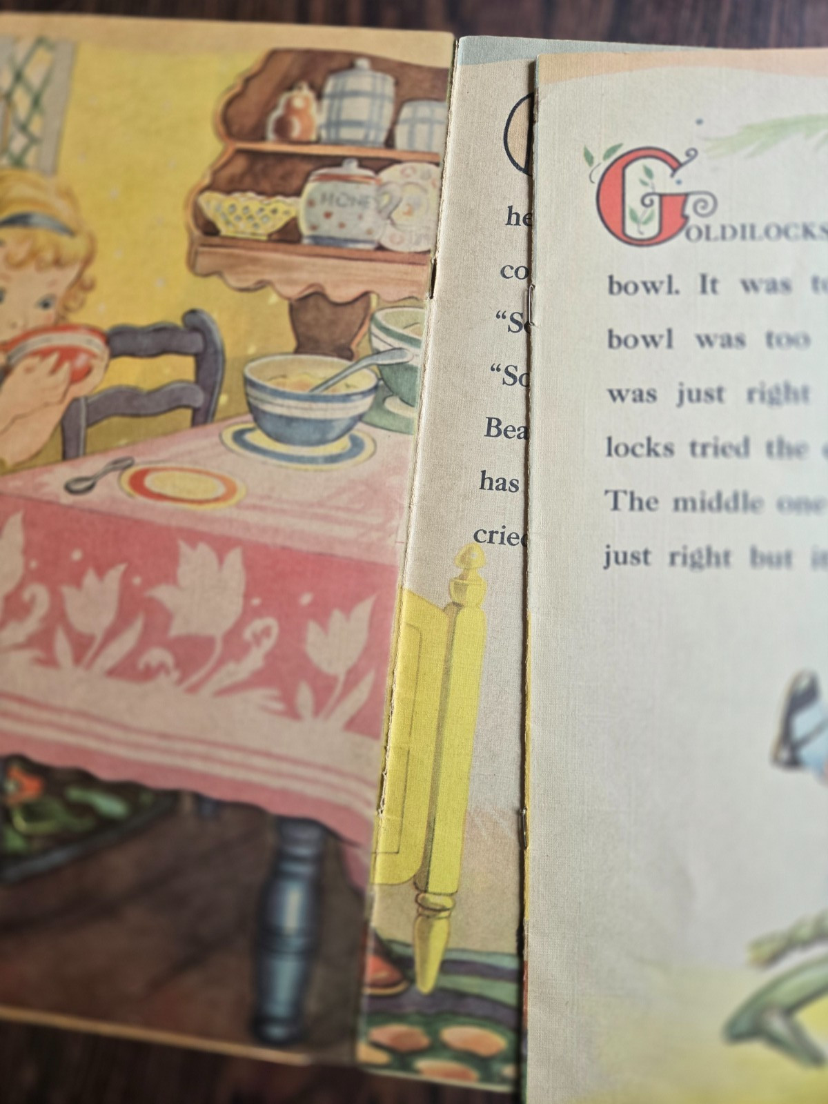 1941 Vintage The Three Bears Whitman Pub Co Racine Wis Book