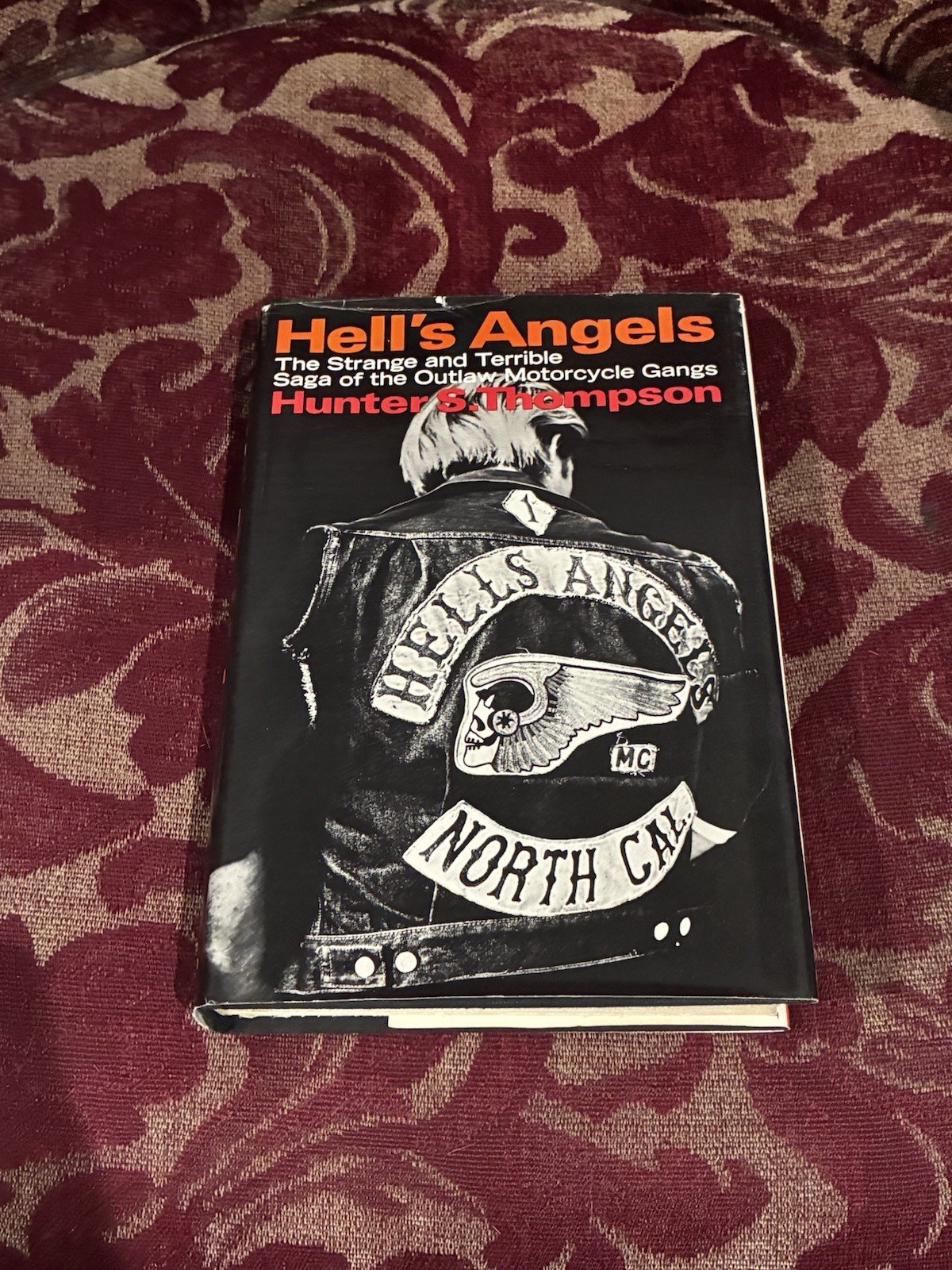 Hell’s Angels – Hunter S. Thompson 1967 Random House 1st Ed 4th Printing HC DJ