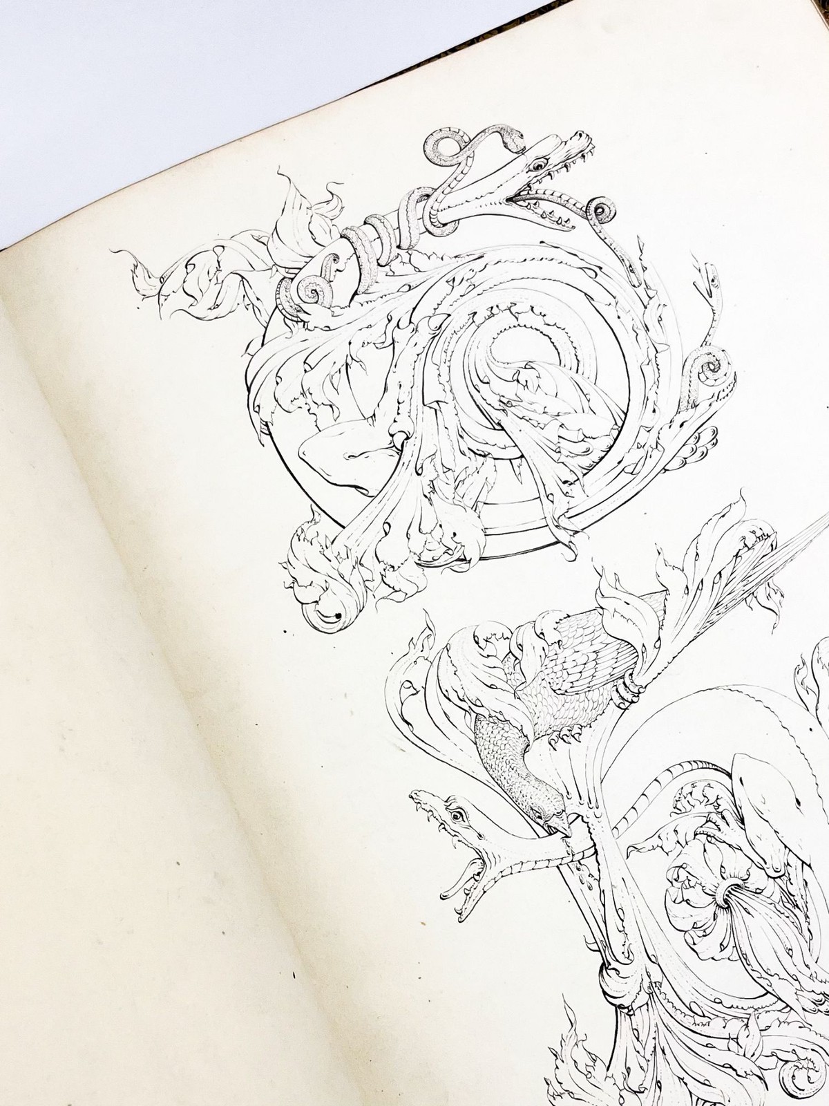 Charles Sir Eduard / Sobieski-Stuart Manuscript Abecebestiary 1st Edition 1842