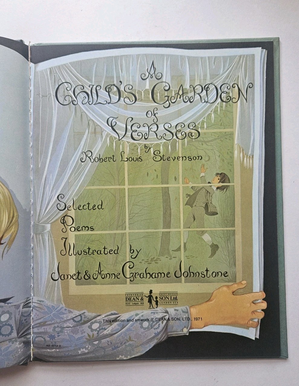 Vintage HC Book A Child’s Garden Of Verses By Robert Louis Stevenson 1971