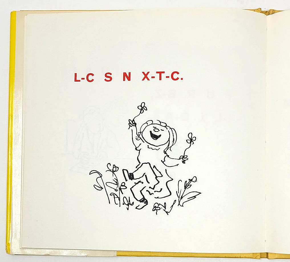 CDB! William Steig 1968 Hardcover with Dust Jacket Windmill Books Coded Alphabet
