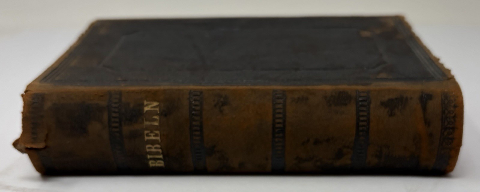 BIBELN 1896 Old Antique Swedish Bible Leather Bound Book A. L. Normans Stockholm