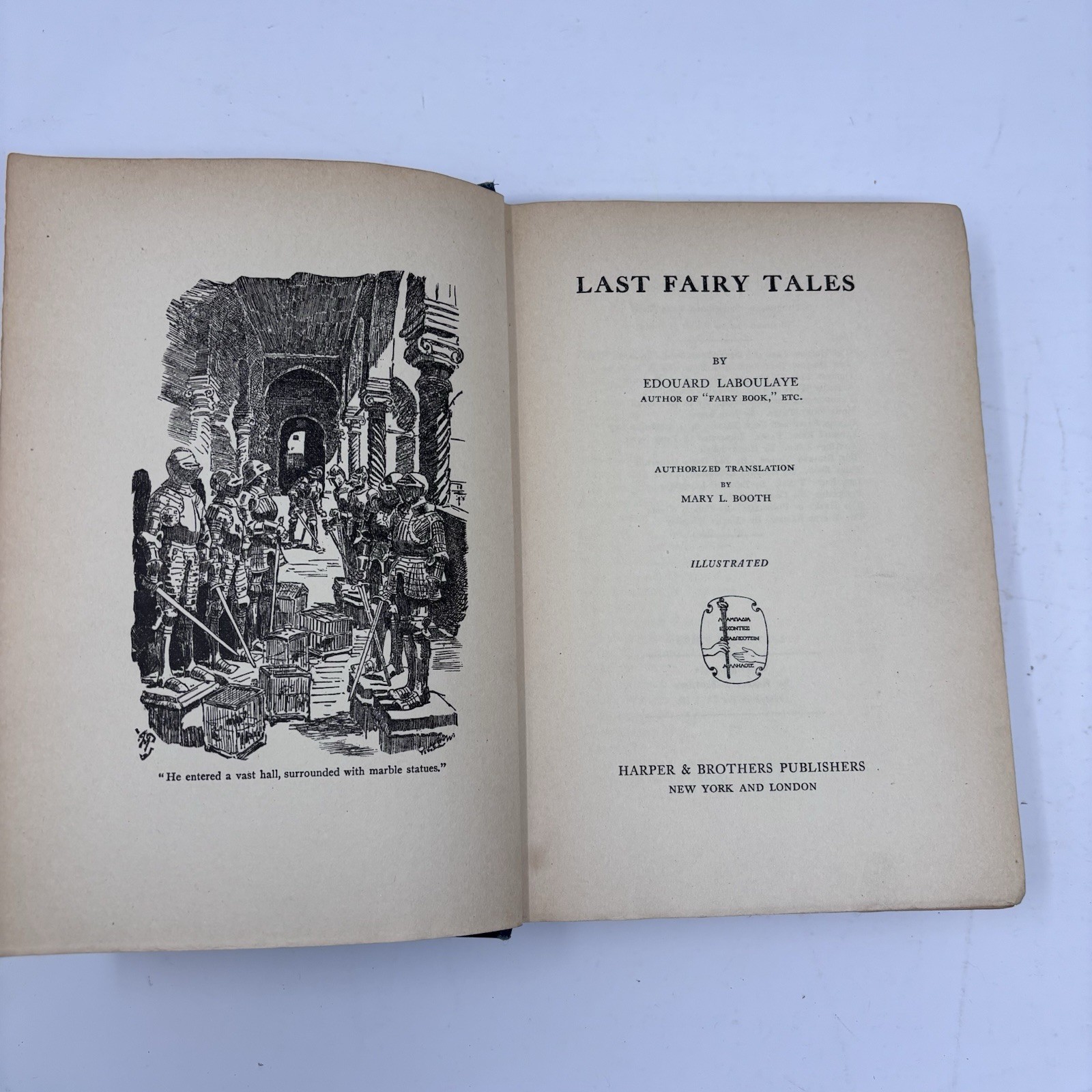 Last Fairy Tales 1884 Laboulaye Edouard Illustrated Harper & Brothers Antique