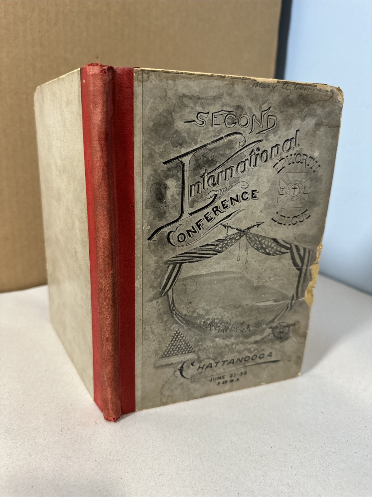 Souvenir Program 2nd International Epworth League 1895 Chattanooga TN Methodist