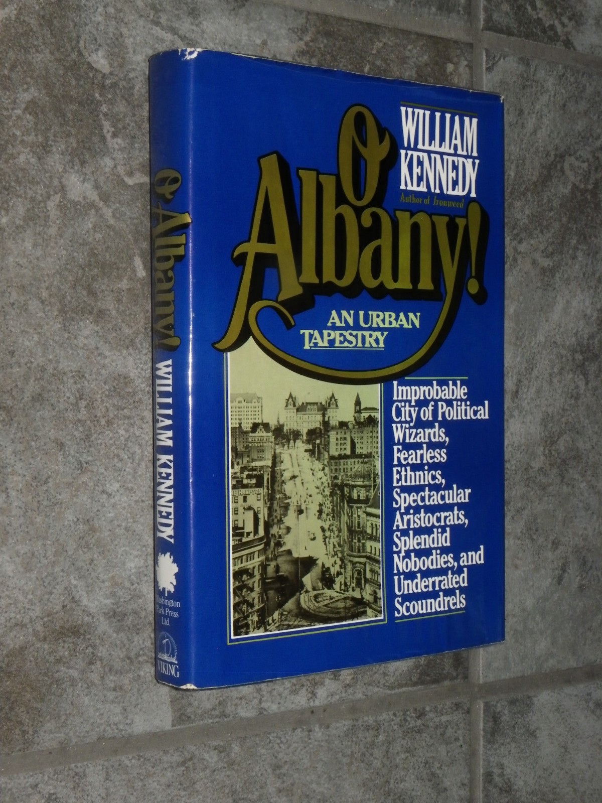 „O Albany!“-Kennedy-1983-1st Edition-Illustrated + DJ-NY Capital City History