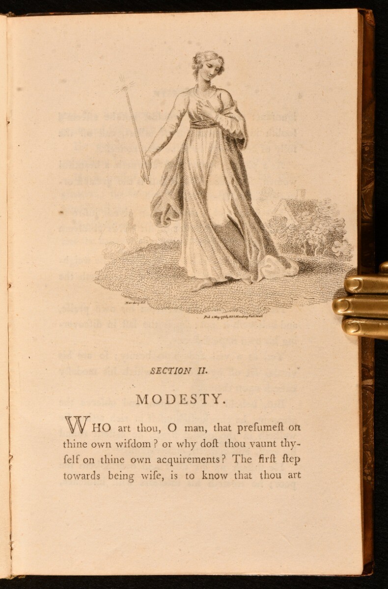 1798 The Oeconomy of Human Life Robert Dodsley Illustrated
