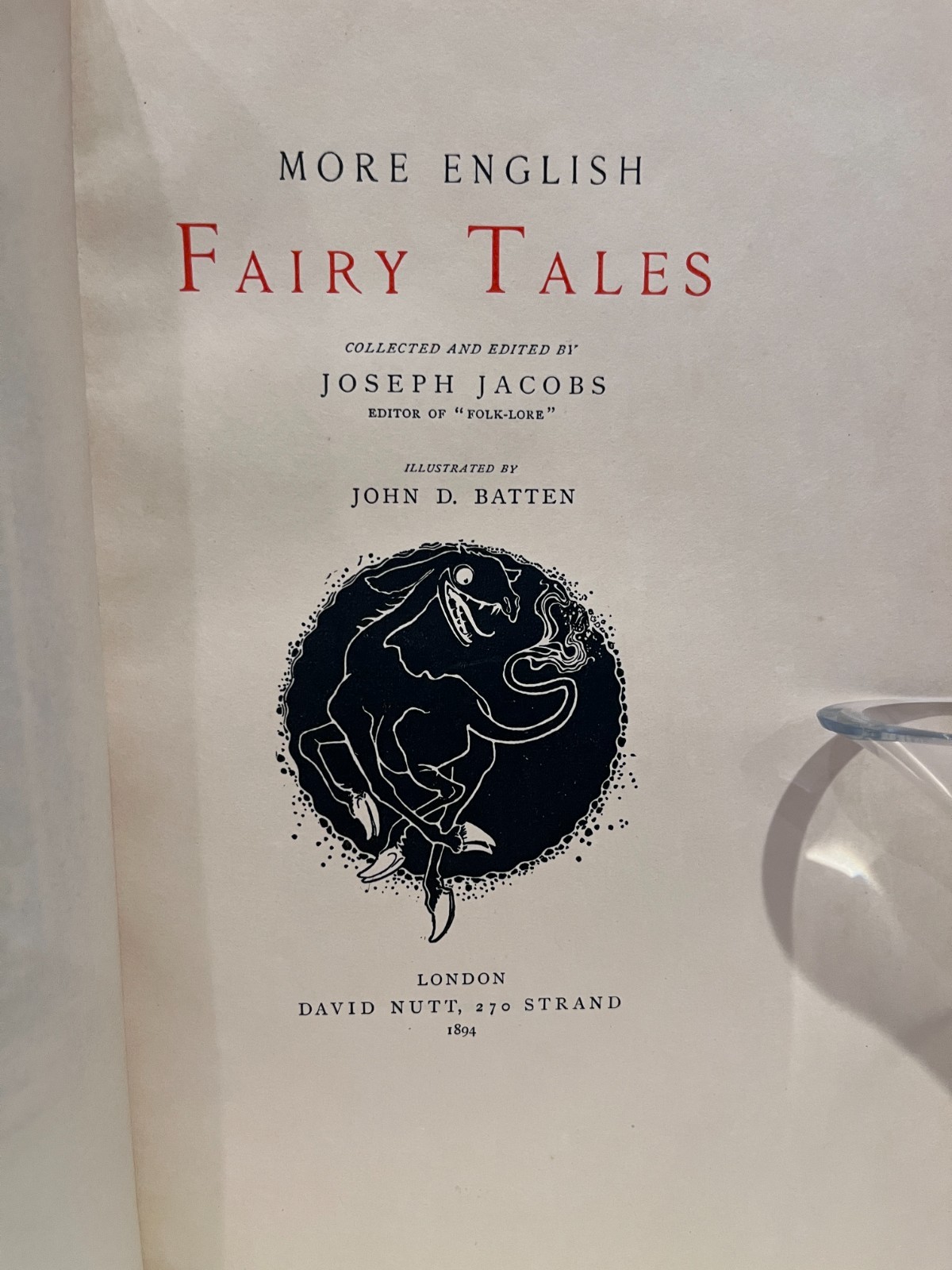More English Fairy Tales Joseph Jacobs – 1894 FIRST EDITION LARGE PAPER COPY!!!