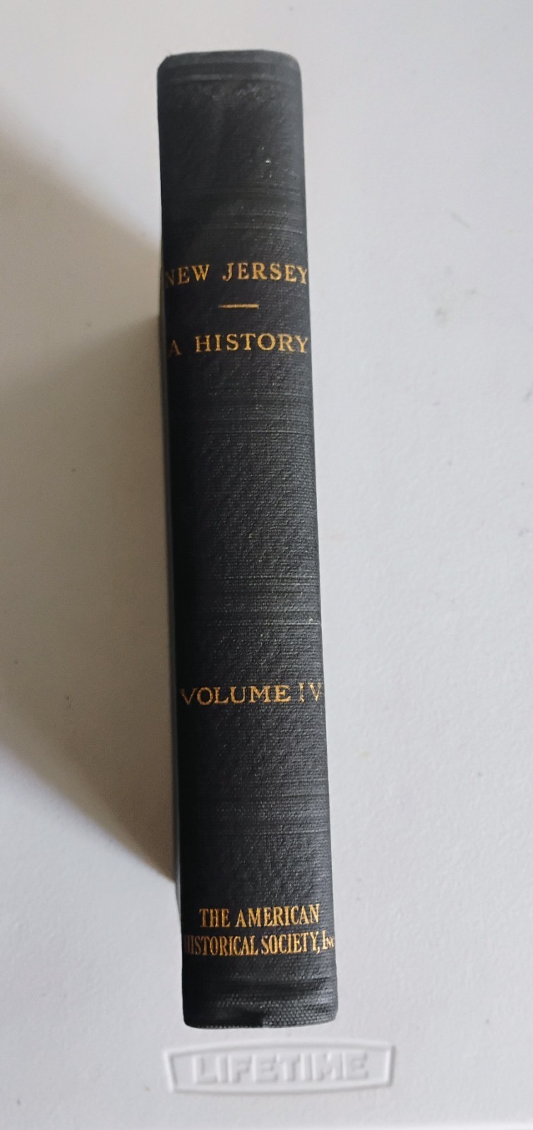 Vtg New Jersey A History 1930 HC American Historical Society Vol IV Illus. VG