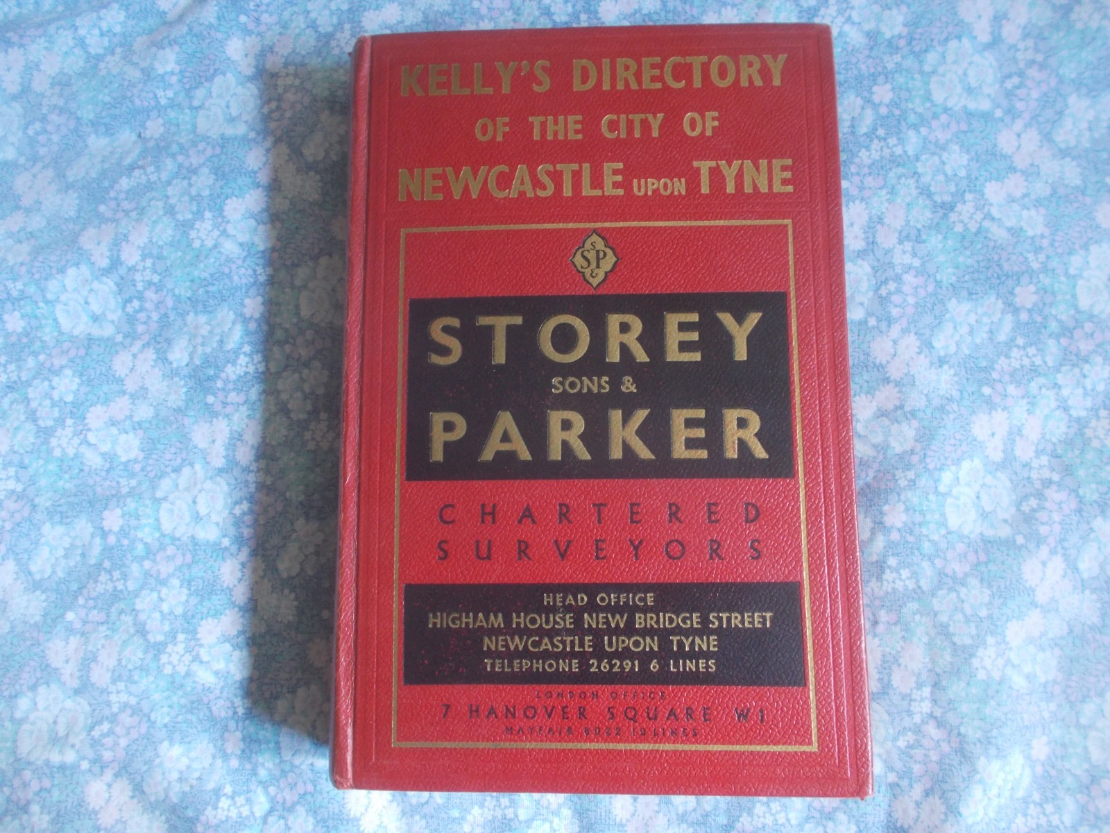 Kelly’s Directory NEWCASTLE UPON TYNE 1962 trades STREETS families local history