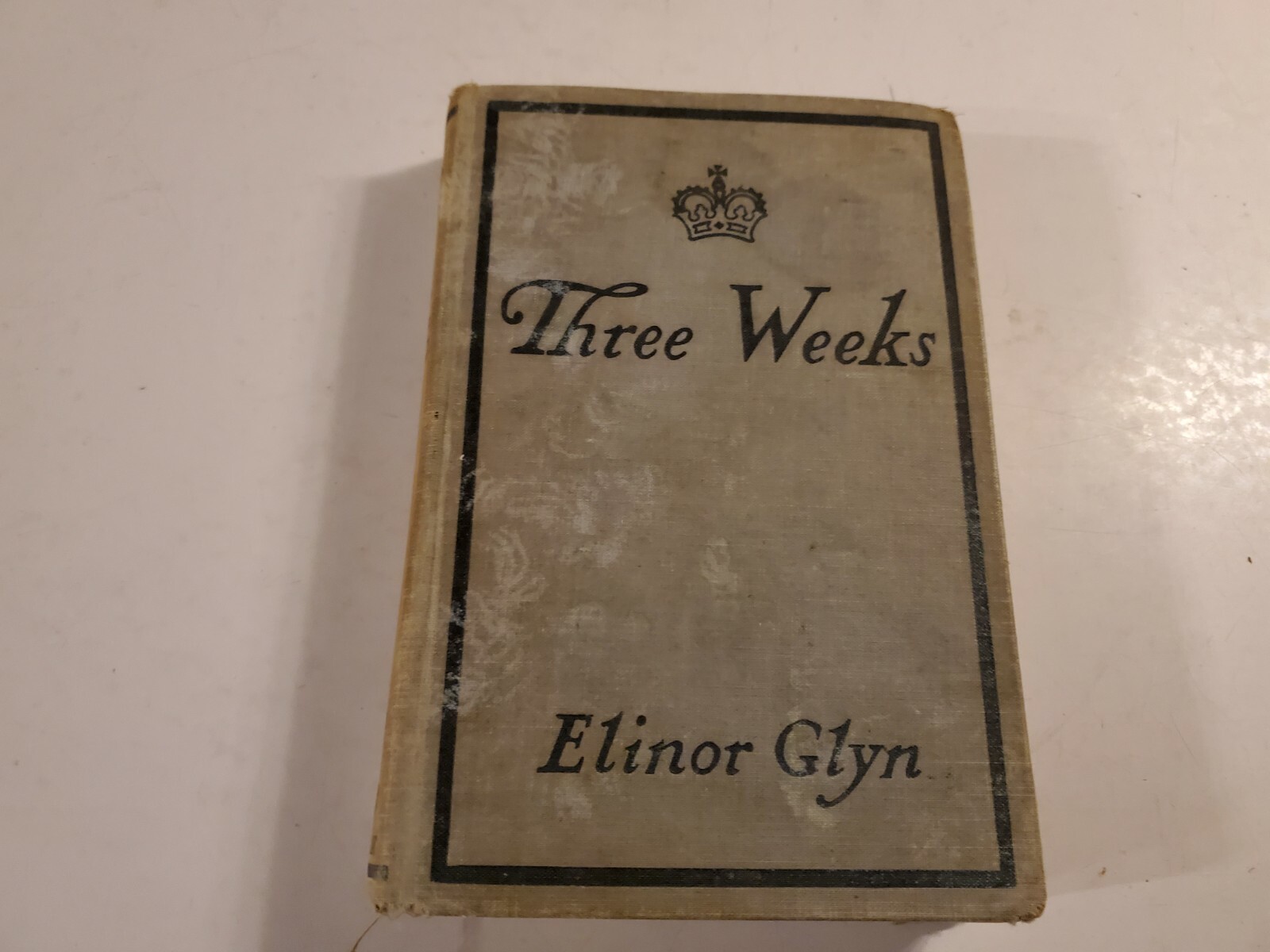 THREE WEEKS by Glyn, Elinor, HB 1924 The Macaulay Company NY, USA, B334