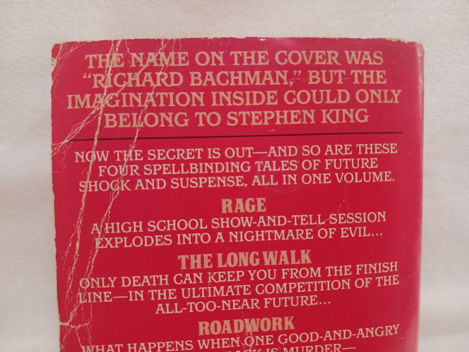 The Bachman Books Stephen King 1986 PB First 1st Printing Long Walk Rage Horror