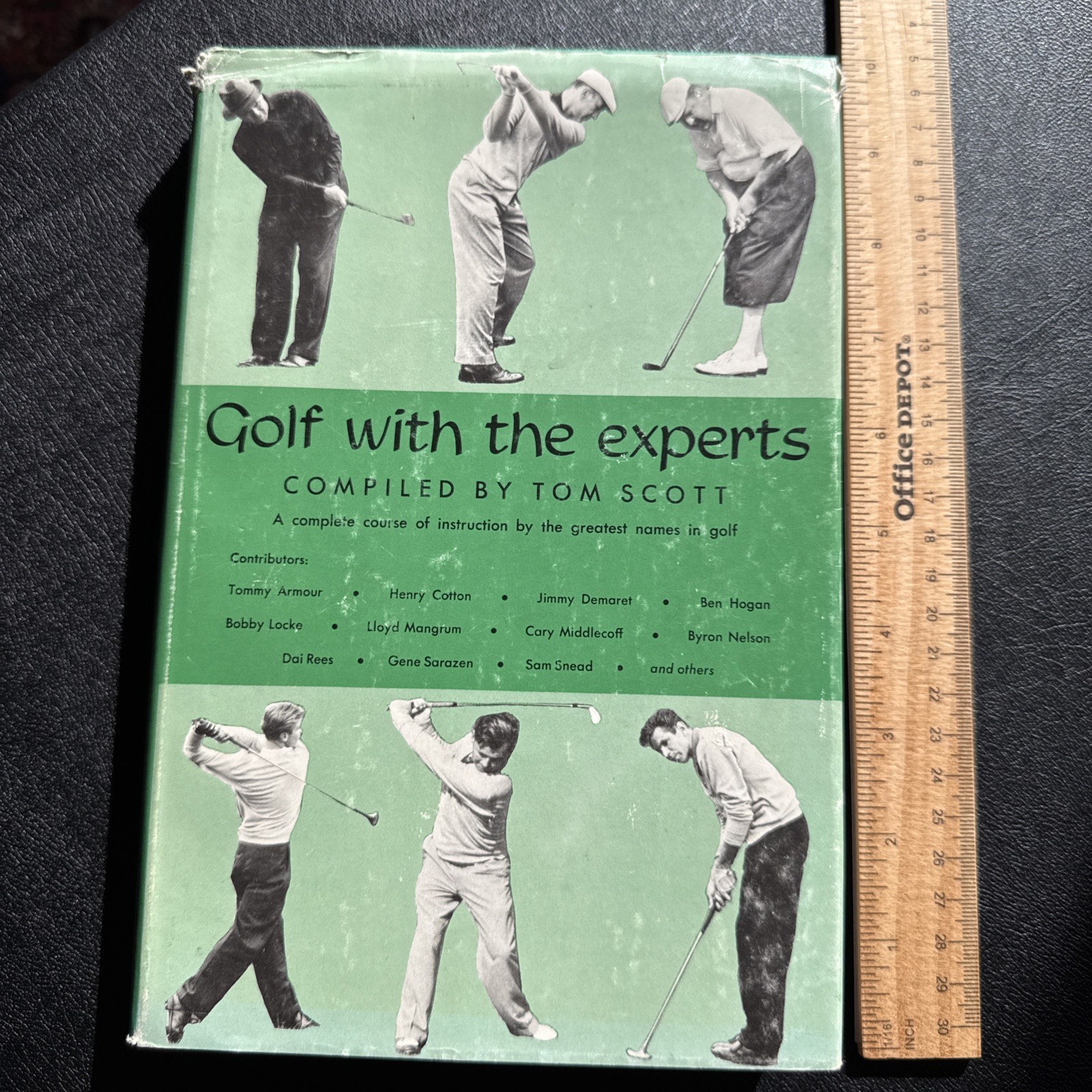 Golf With The Experts HC Tom Scott w Dust Jacket 1960 Ben Hogan Sam Snead Armour