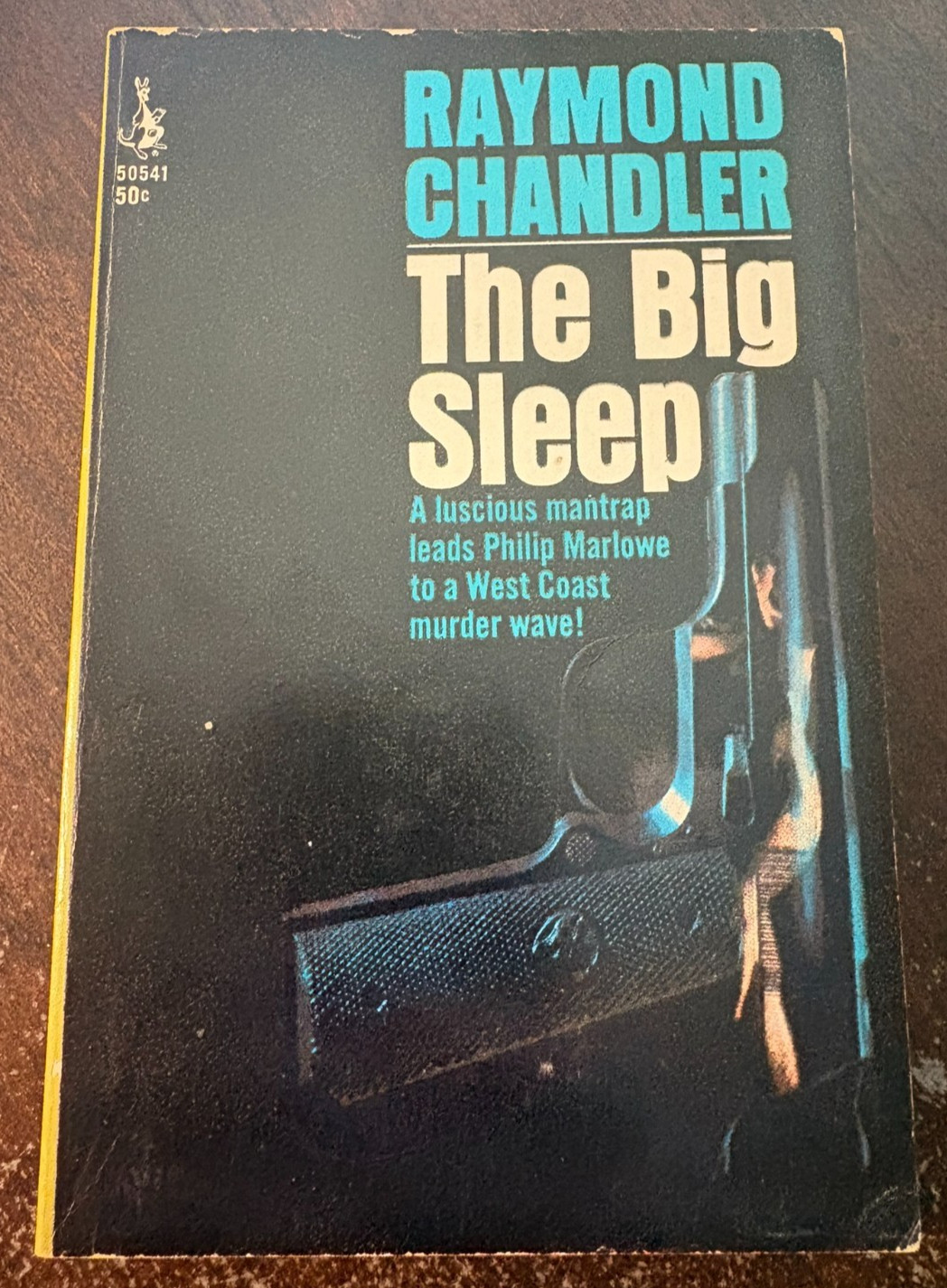The Big Sleep by Raymond Chandler (Pocket Books 50541 6th Print,1967) RARE COVER