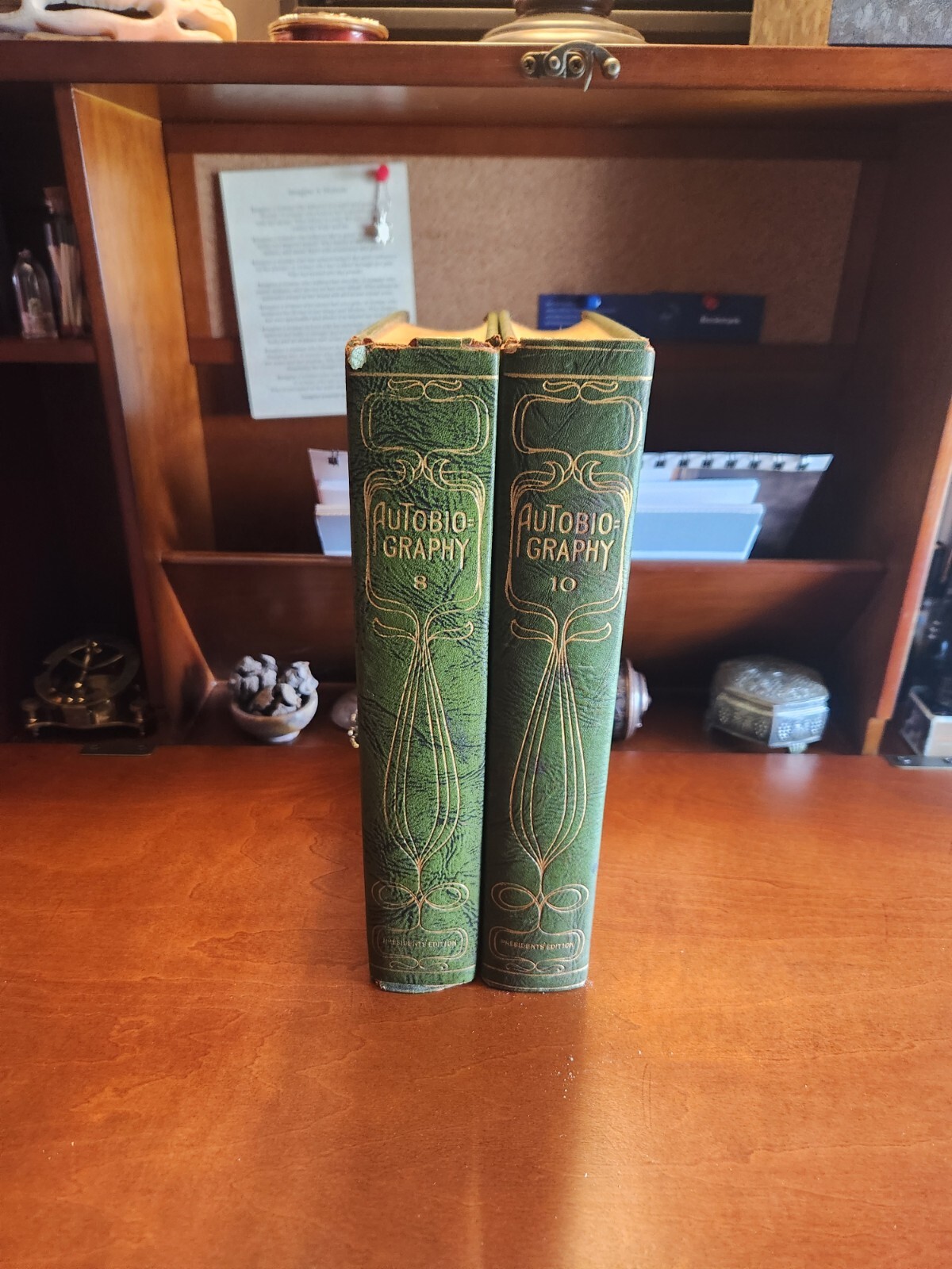University Library of Autobiography, President’s Edition, 1918, Volumes 8 and 10