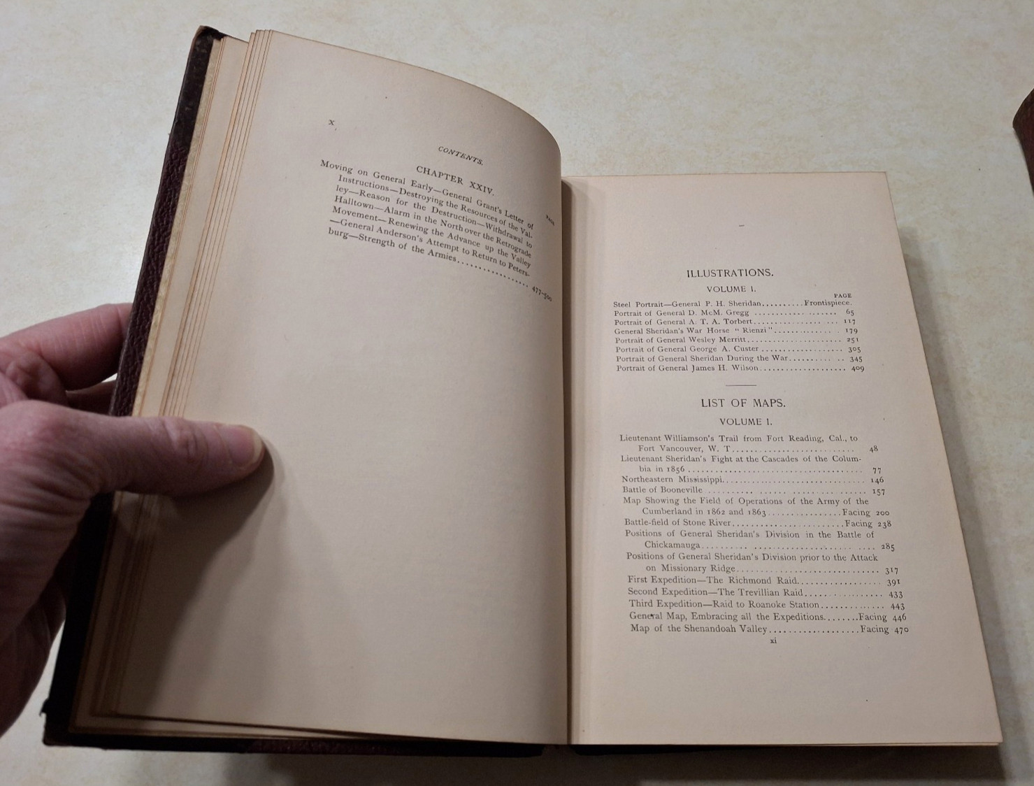 Personal Memoirs of P.H. Sheridan 1888 First Edition 2 Volume Set I & II Webster